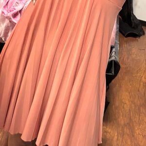 Max & Cleo Coral A-Line Skirt